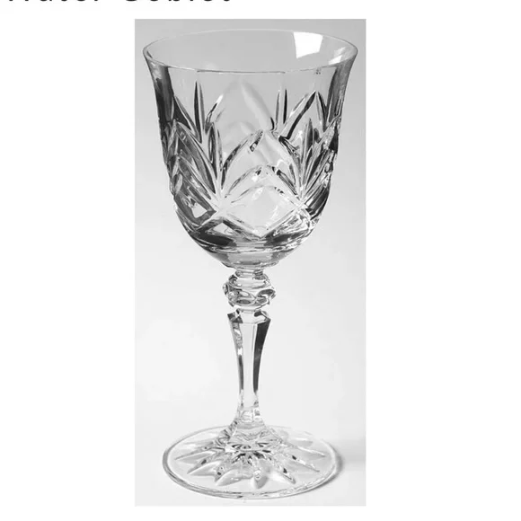 Galway- Kylemore by Galway Crystal Water Goblet 24% Lead Crystal - Picture 8 of 8